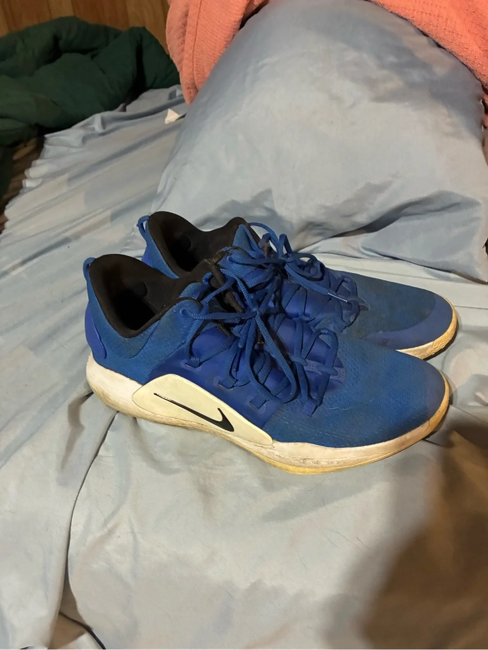 Nike Men's Royal Blue and White Performance Trainers